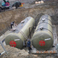 50m3 دبابة الديزل تحت الأرض خزان تخزين الوقود تحت الأرض